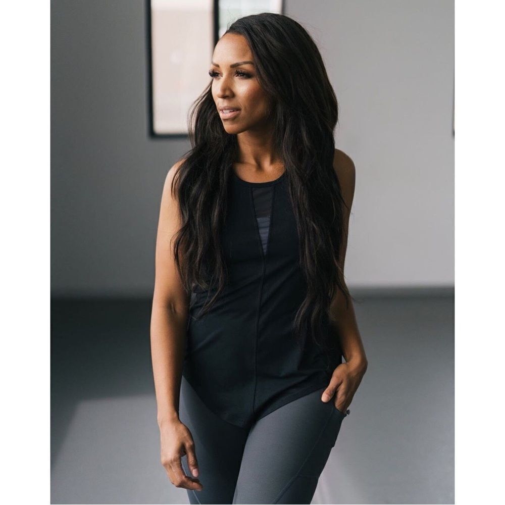 Zyia Effortless Black Tank Top
